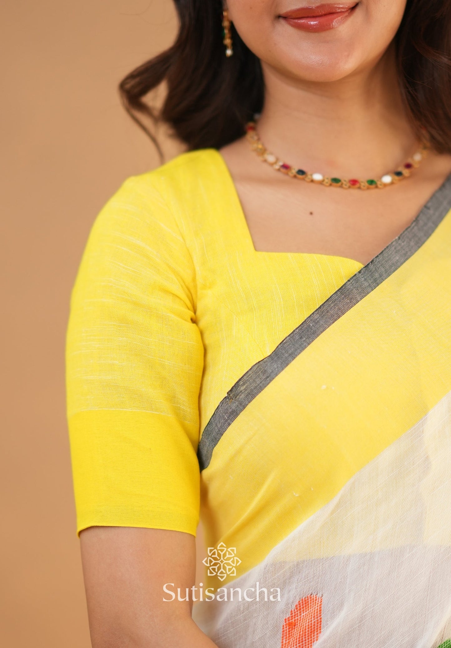 Dhiyona SS Sutisancha Woven Heritage Handloom Cotton Saree