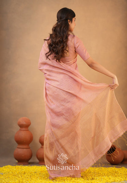 Dhiyona SS Tissue Charm Light and Lustrous Linen Saree