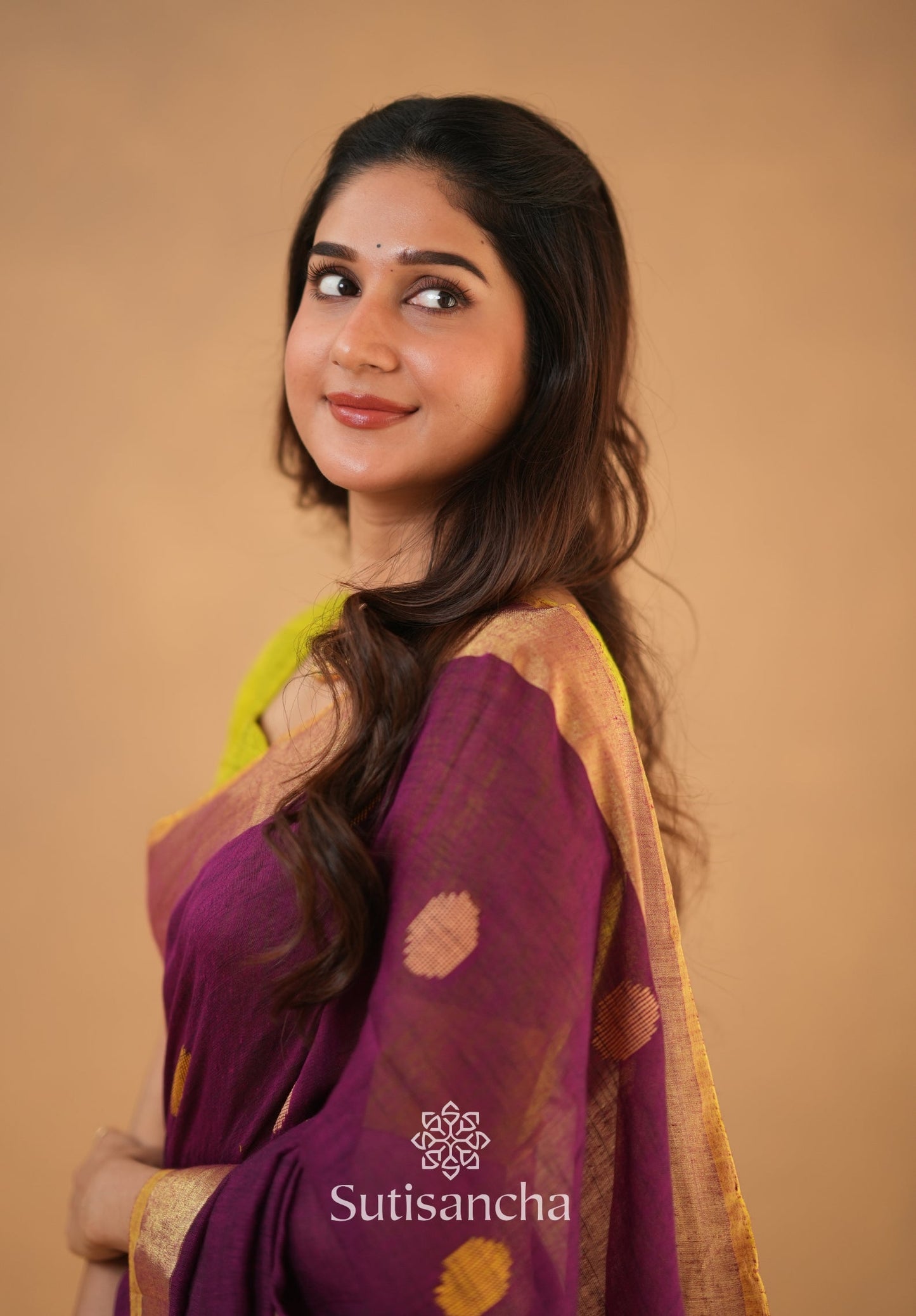 Dhiyona SS Sutisancha Woven Heritage Handloom Cotton Saree