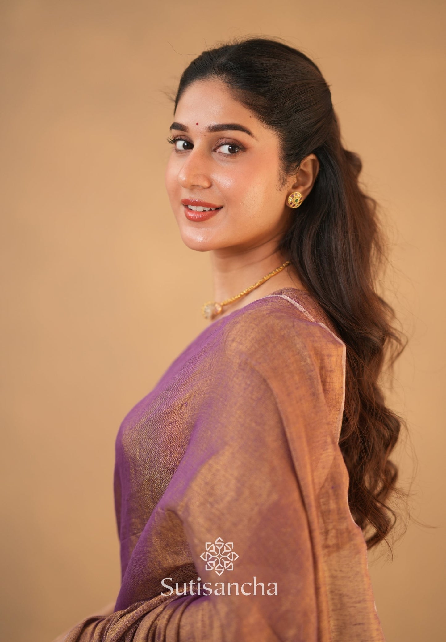 Dhiyona SS Tissue Charm Light and Lustrous Linen Saree