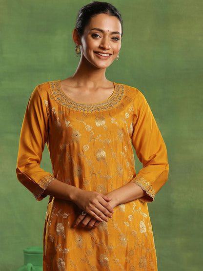 Dhiyona LL Women Floral Regular Kurta with Palazzos & With Dupatta