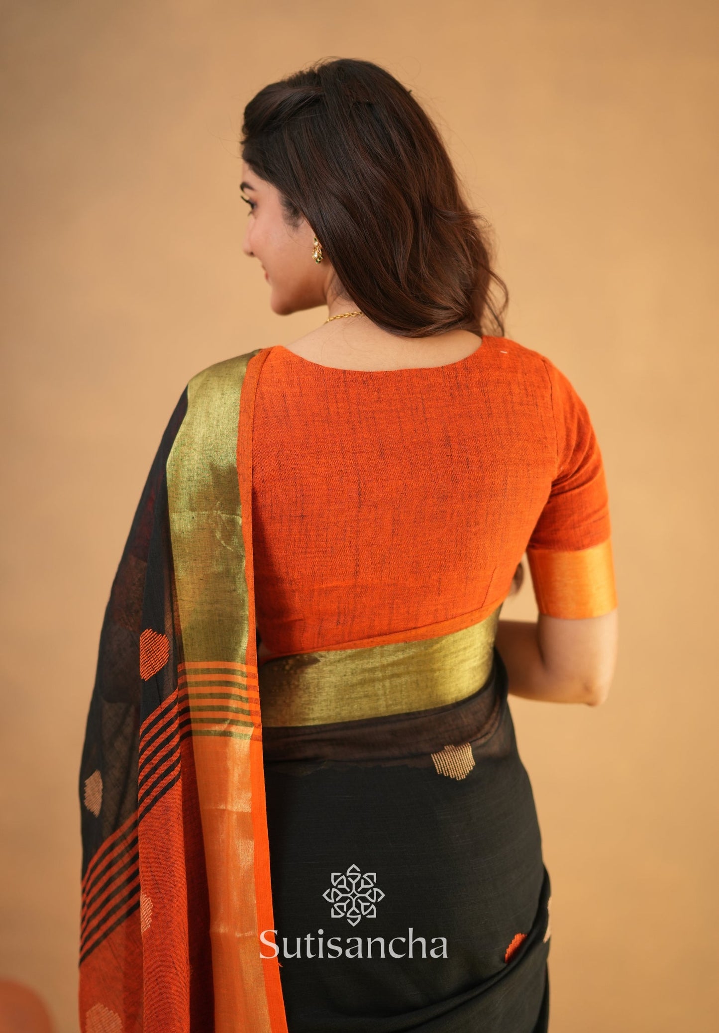 Dhiyona SS Sutisancha Woven Heritage Handloom Cotton Saree