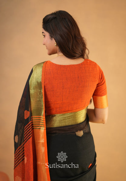 Dhiyona SS Sutisancha Woven Heritage Handloom Cotton Saree