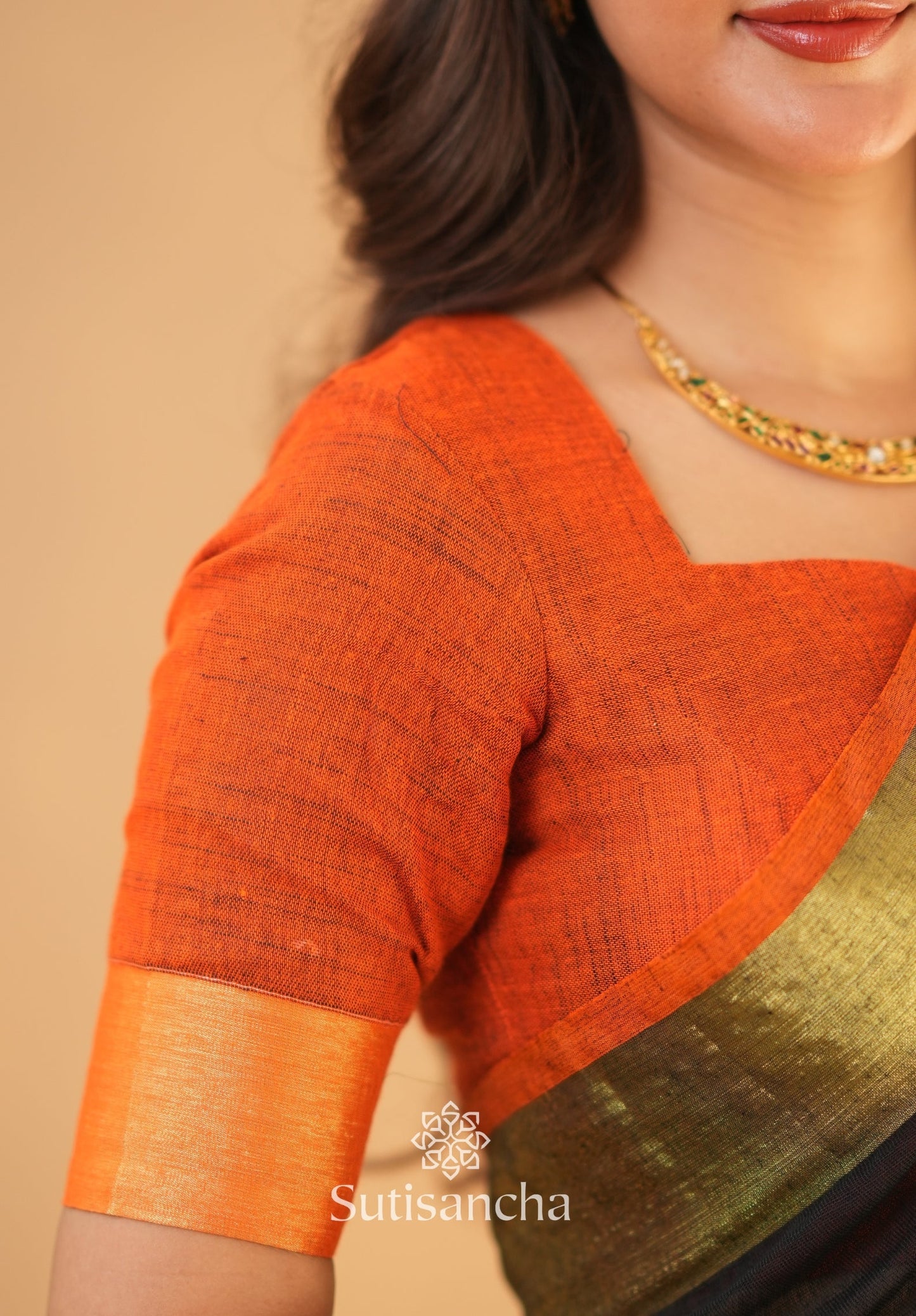 Dhiyona SS Sutisancha Woven Heritage Handloom Cotton Saree