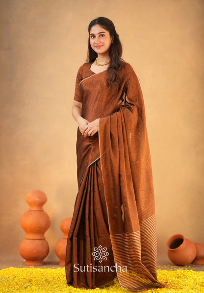 Dhiyona SS Tissue Charm Light and Lustrous Linen Saree