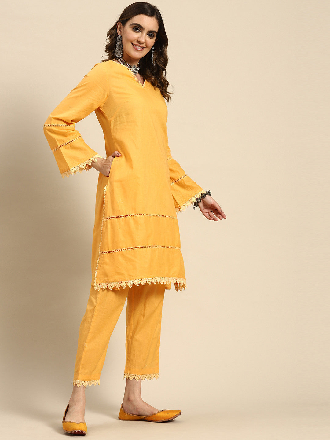 Pure Cotton Kurta with Trousers