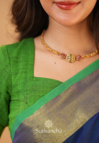 Dhiyona SS Sutisancha Woven Heritage Handloom Cotton Saree