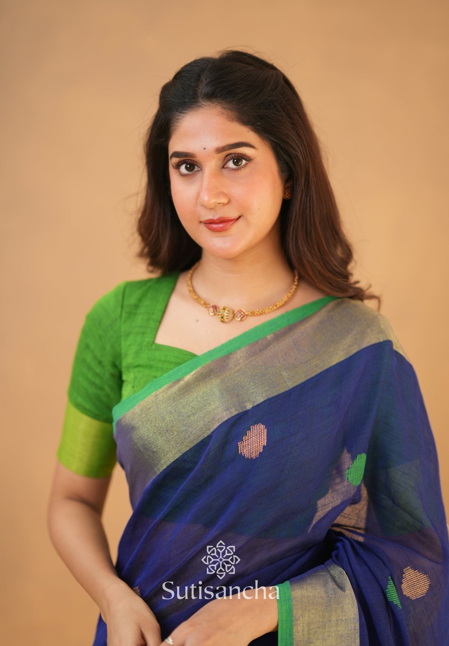 Dhiyona SS Sutisancha Woven Heritage Handloom Cotton Saree