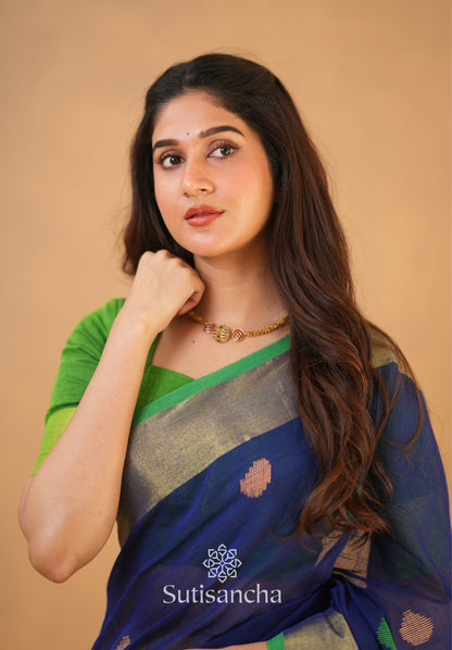 Dhiyona SS Sutisancha Woven Heritage Handloom Cotton Saree