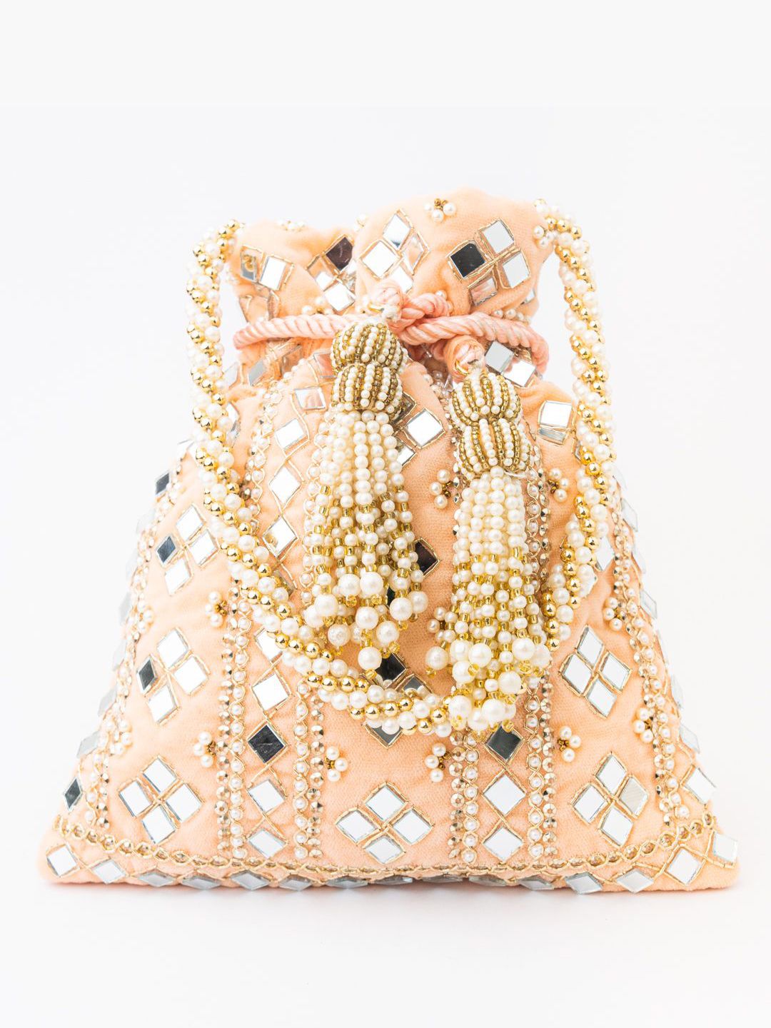 Dhiyona NR Embellished Potli Clutch