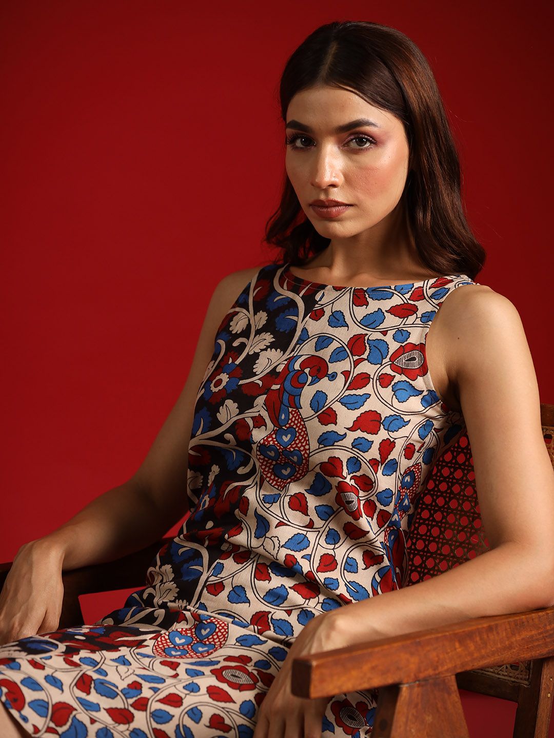 Dhiyona AY Women's Floral A-Line Dress