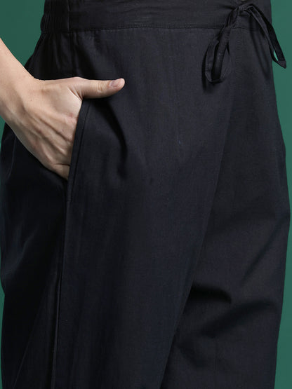 Floral Printed Regular Pure Cotton Kurta with Trousers & Dupatta