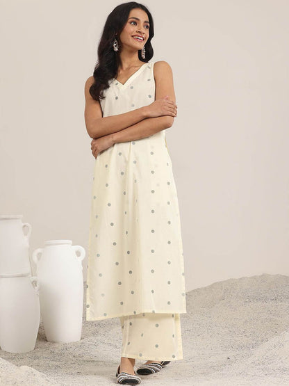 Women Geometric Printed Kurta with Palazzos