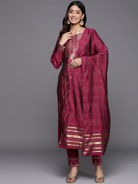 Ethnic Motifs Kurta with Trousers & With Dupatta
