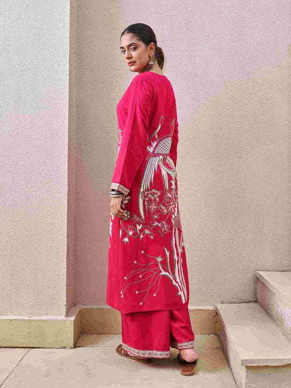 Women Ethnic Motifs Printed Kurta with palazzo
