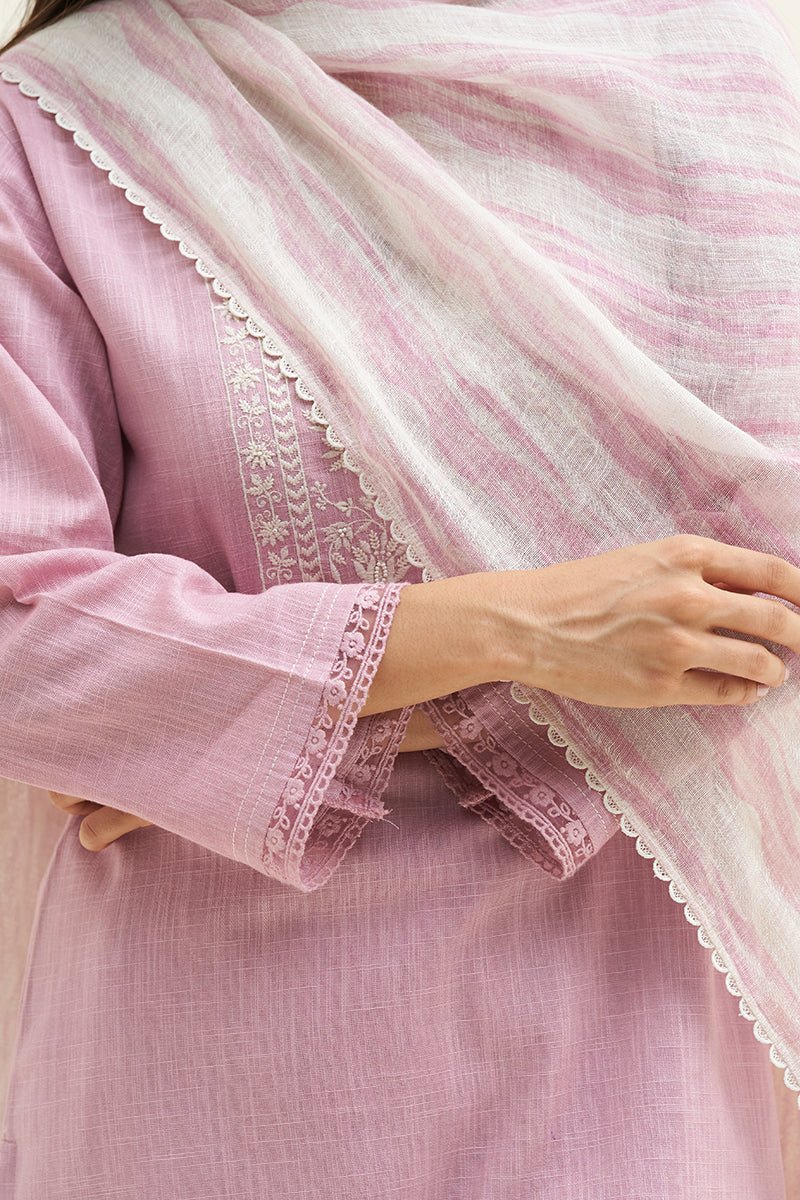 Women's Zephyr Rose with Ivory Embroidery Salwar Suit