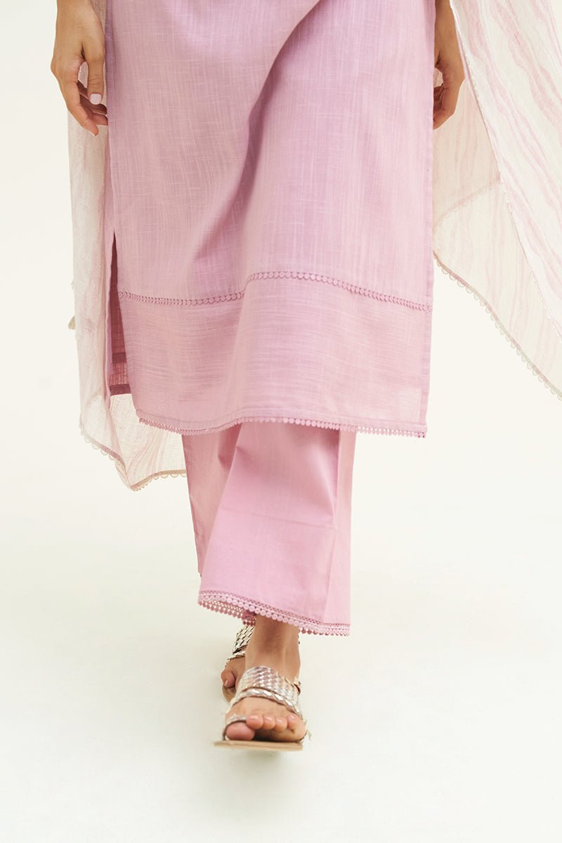 Women's Zephyr Rose with Ivory Embroidery Salwar Suit