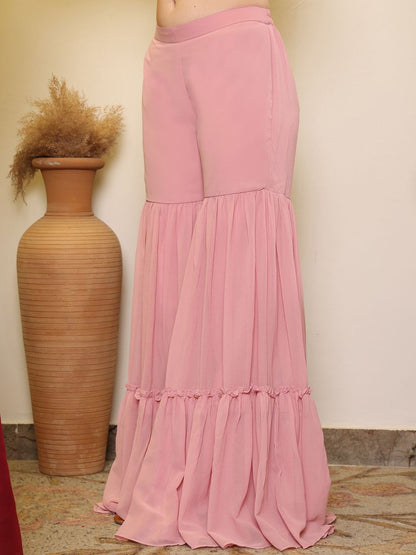 Dhiyona HOP Sequence Embroidered Kurta With Sharara & Dupatta