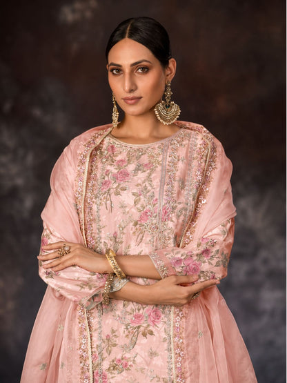 Mayuri Rose Full Work Suit Set