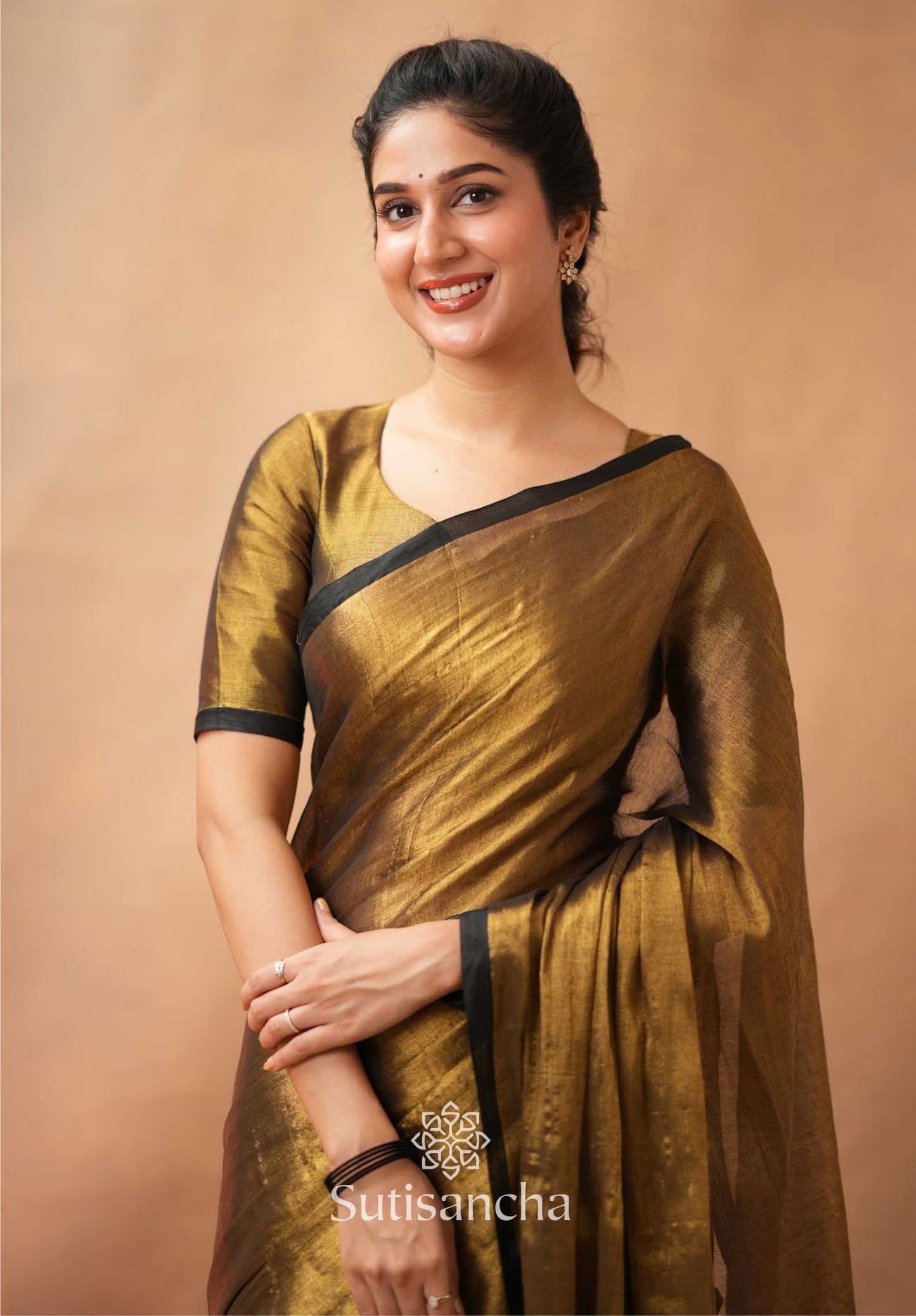 Dhiyona SS Woven Poetry Artisanal Handloom Tissue Cotton Saree