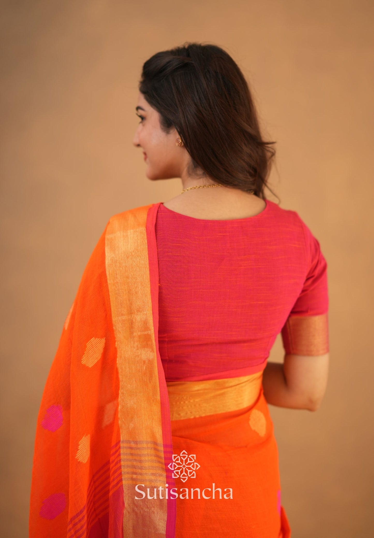 Dhiyona SS Sutisancha Woven Heritage Handloom Cotton Saree