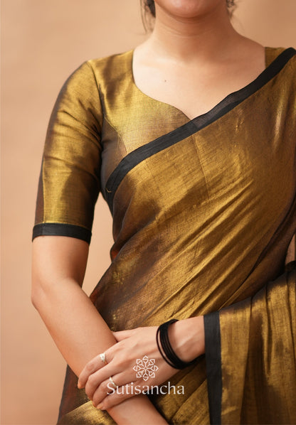 Dhiyona SS Woven Poetry Artisanal Handloom Tissue Cotton Saree