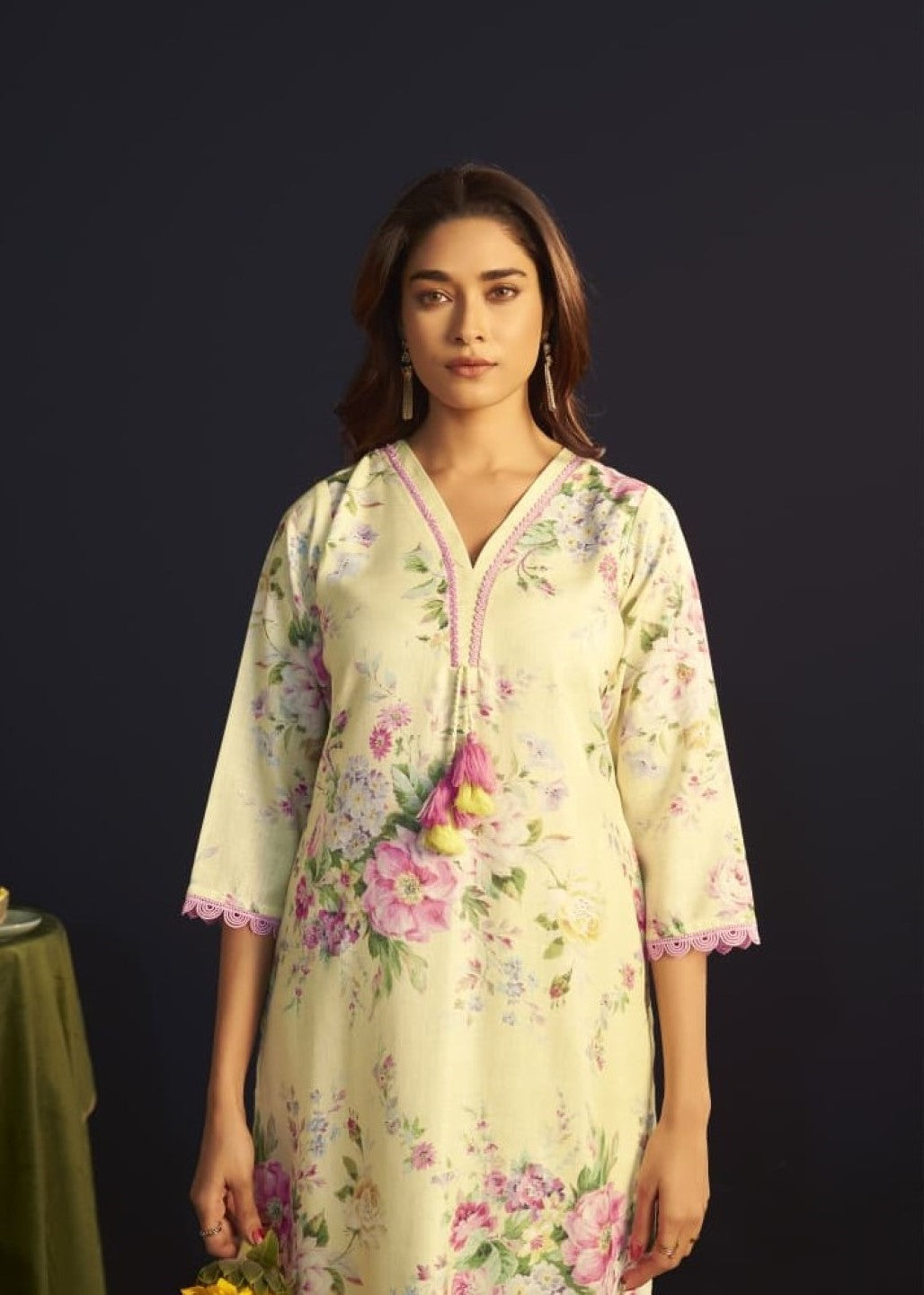 Itrh canary cotton linen suit set