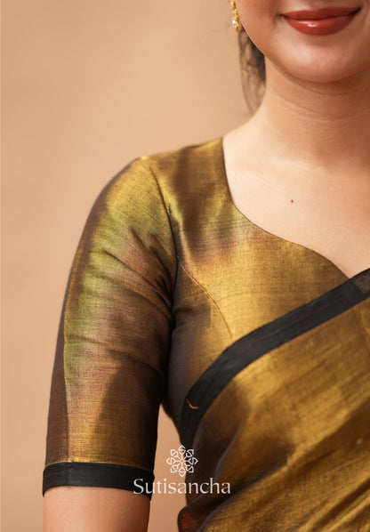 Dhiyona SS Woven Poetry Artisanal Handloom Tissue Cotton Saree