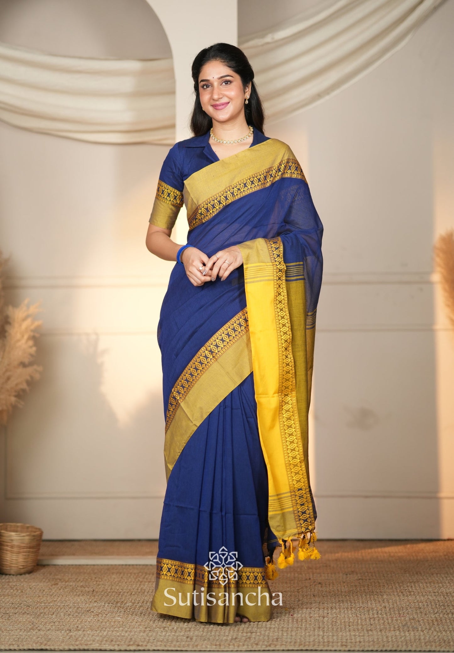 Dhiyona SS Timeless Weave Bengal Cotton Saree by Sutisancha