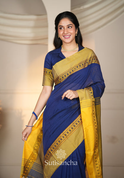 Dhiyona SS Timeless Weave Bengal Cotton Saree by Sutisancha