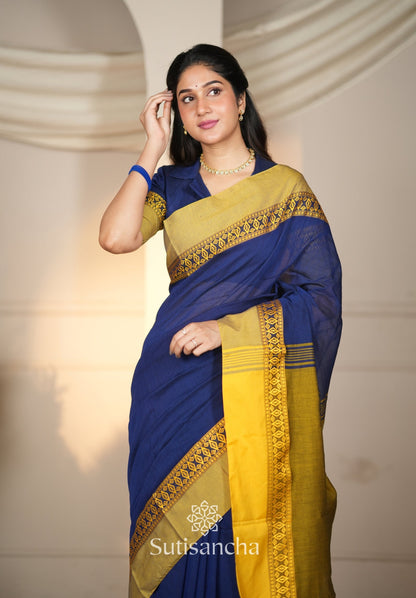 Dhiyona SS Timeless Weave Bengal Cotton Saree by Sutisancha