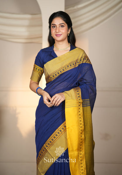 Dhiyona SS Timeless Weave Bengal Cotton Saree by Sutisancha