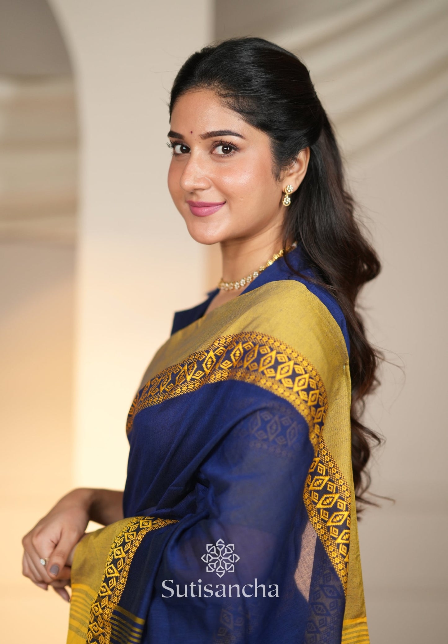 Dhiyona SS Timeless Weave Bengal Cotton Saree by Sutisancha