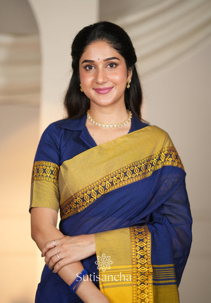 Dhiyona SS Timeless Weave Bengal Cotton Saree by Sutisancha