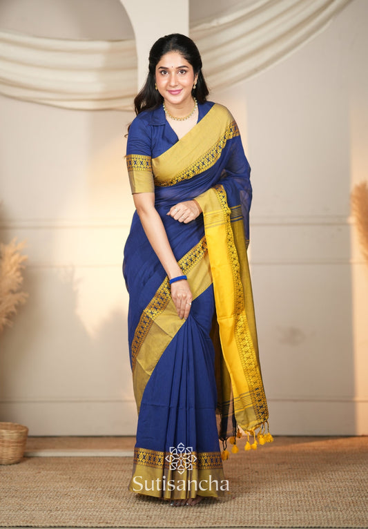 Dhiyona SS Timeless Weave Bengal Cotton Saree by Sutisancha