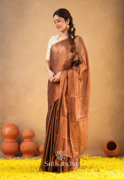 Dhiyona SS Beads Bloom Tissue Elegance