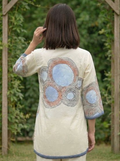 Viyona spatial printed co-ord set
