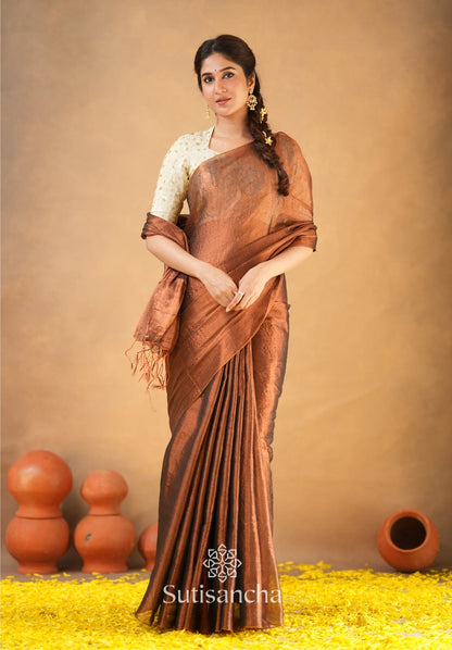 Dhiyona SS Beads Bloom Tissue Elegance