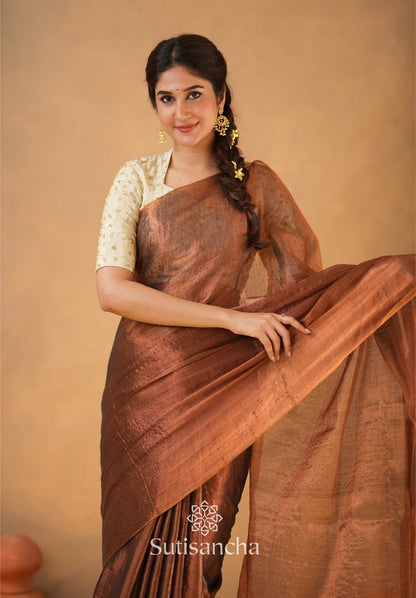 Dhiyona SS Beads Bloom Tissue Elegance