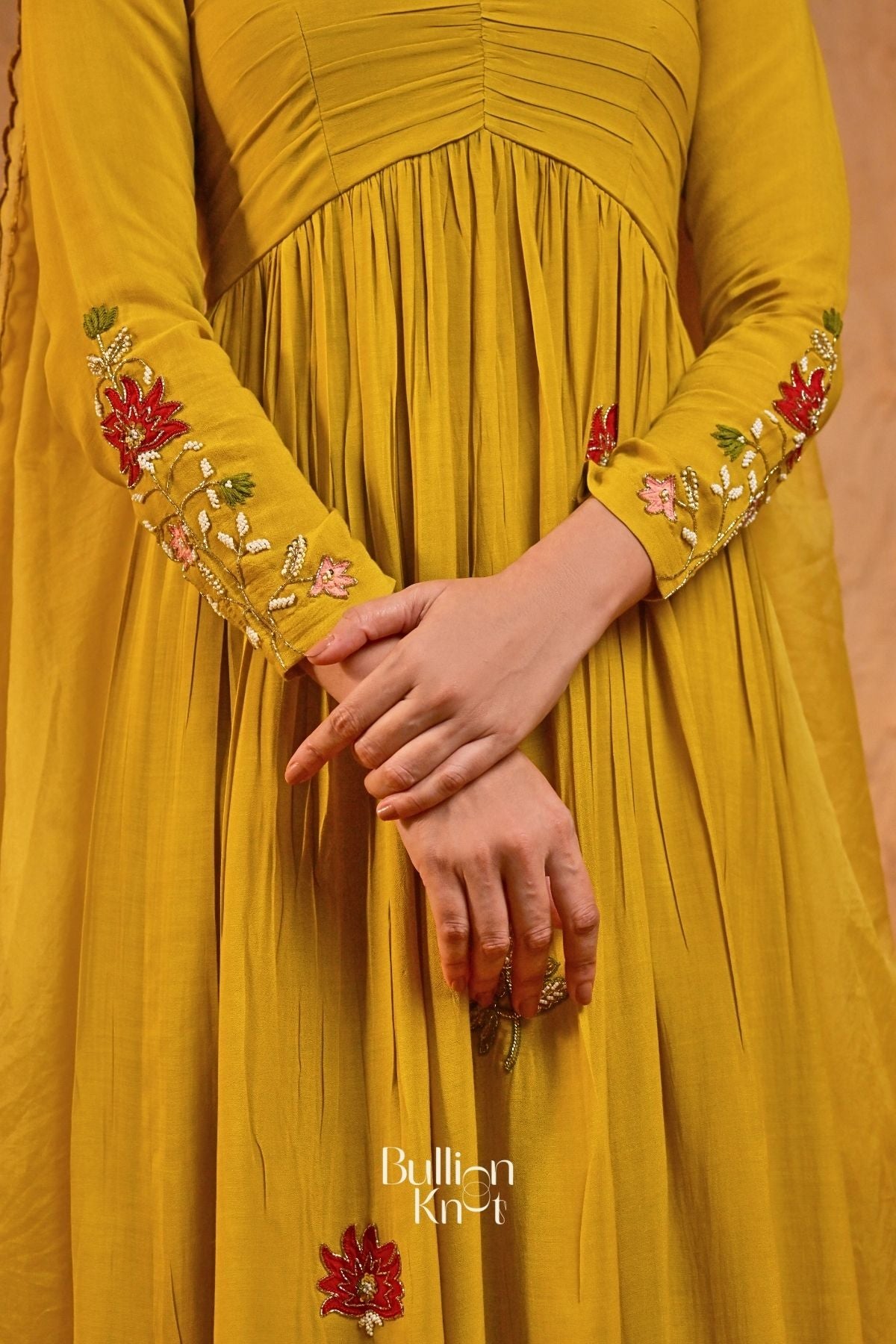 Dhiyona BN Haritaara Kurta Set (Dress) in Yellow