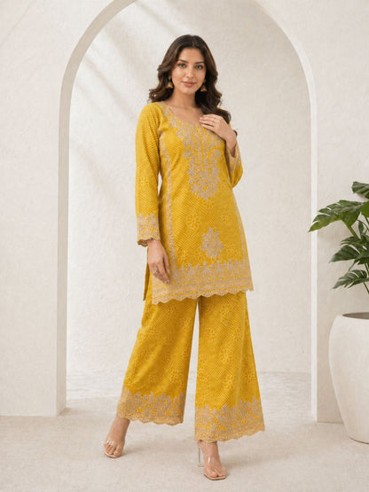 Zarkash Amber Full Work Suit Set