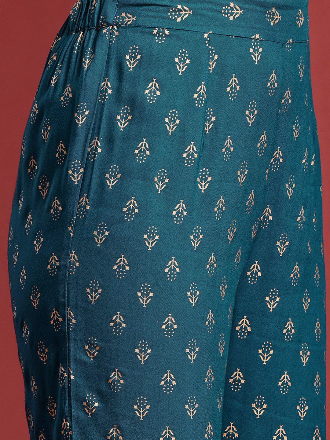 Dhiyona AN Printed Sequined Kurta with Sharara & Dupatta