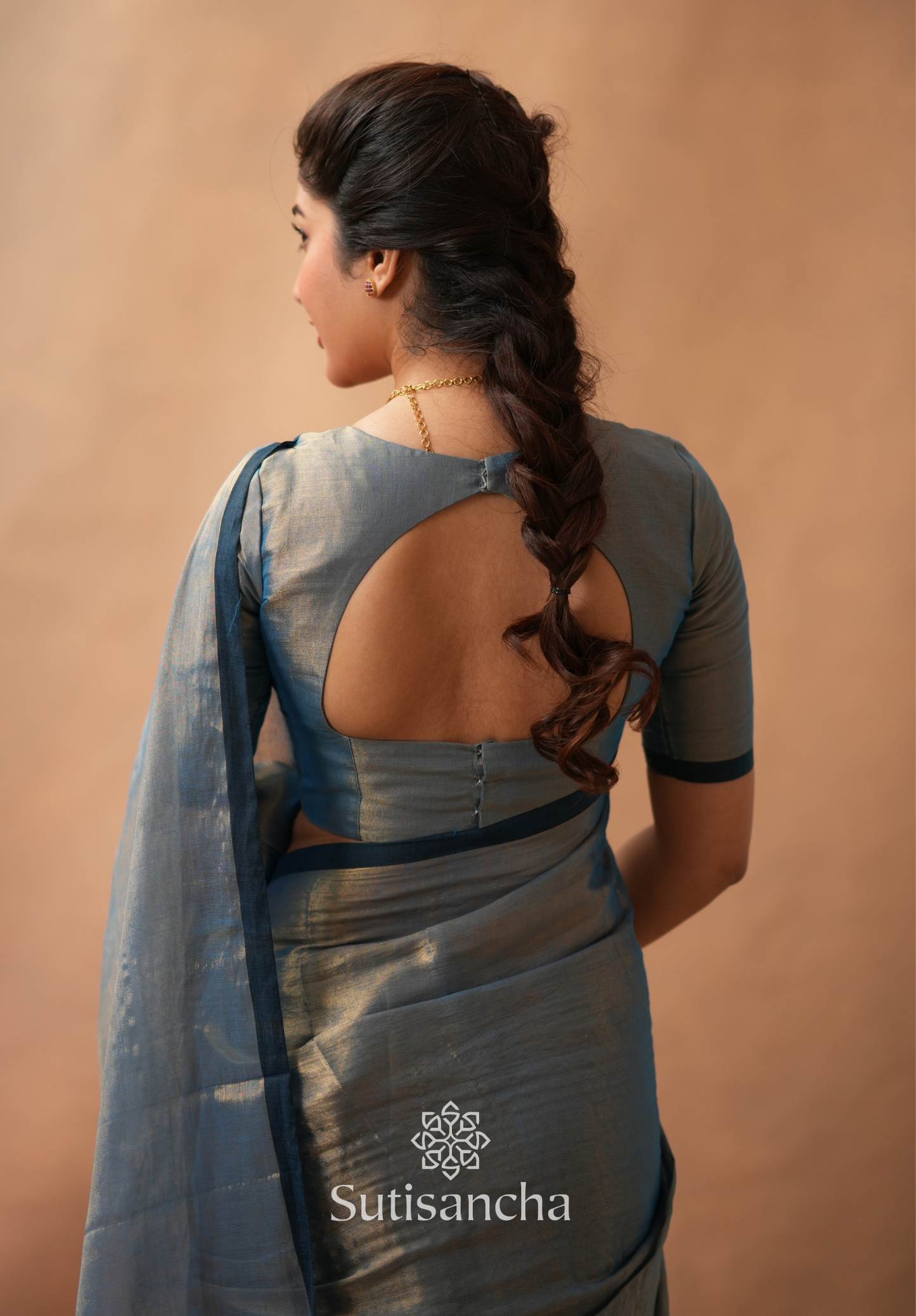 Dhiyona SS Woven Poetry Artisanal Handloom Tissue Cotton Saree