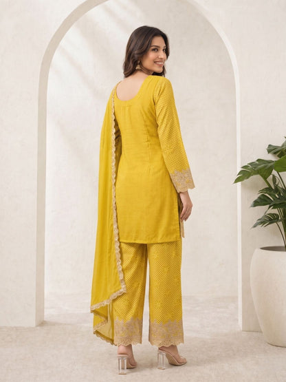 Zarkash Amber Full Work Suit Set