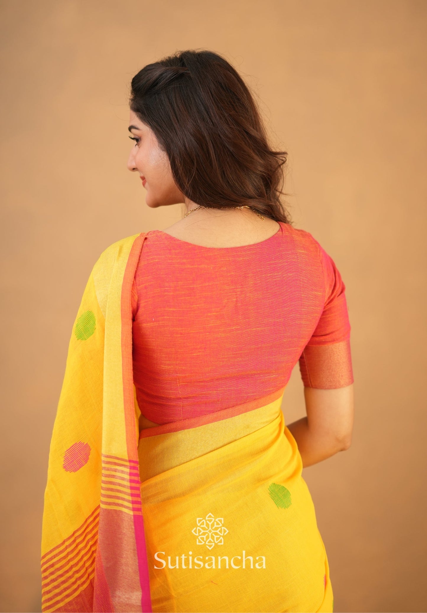 Dhiyona SS Sutisancha Woven Heritage Handloom Cotton Saree