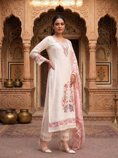 Nadira Misri Embroidered Lawn Suit Set