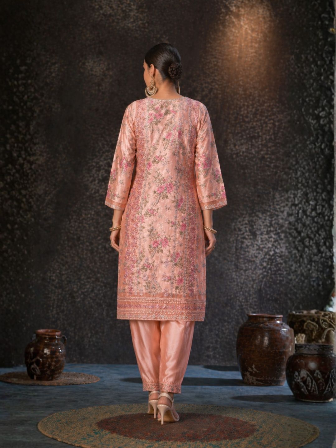 Mayuri Rose Full Work Suit Set