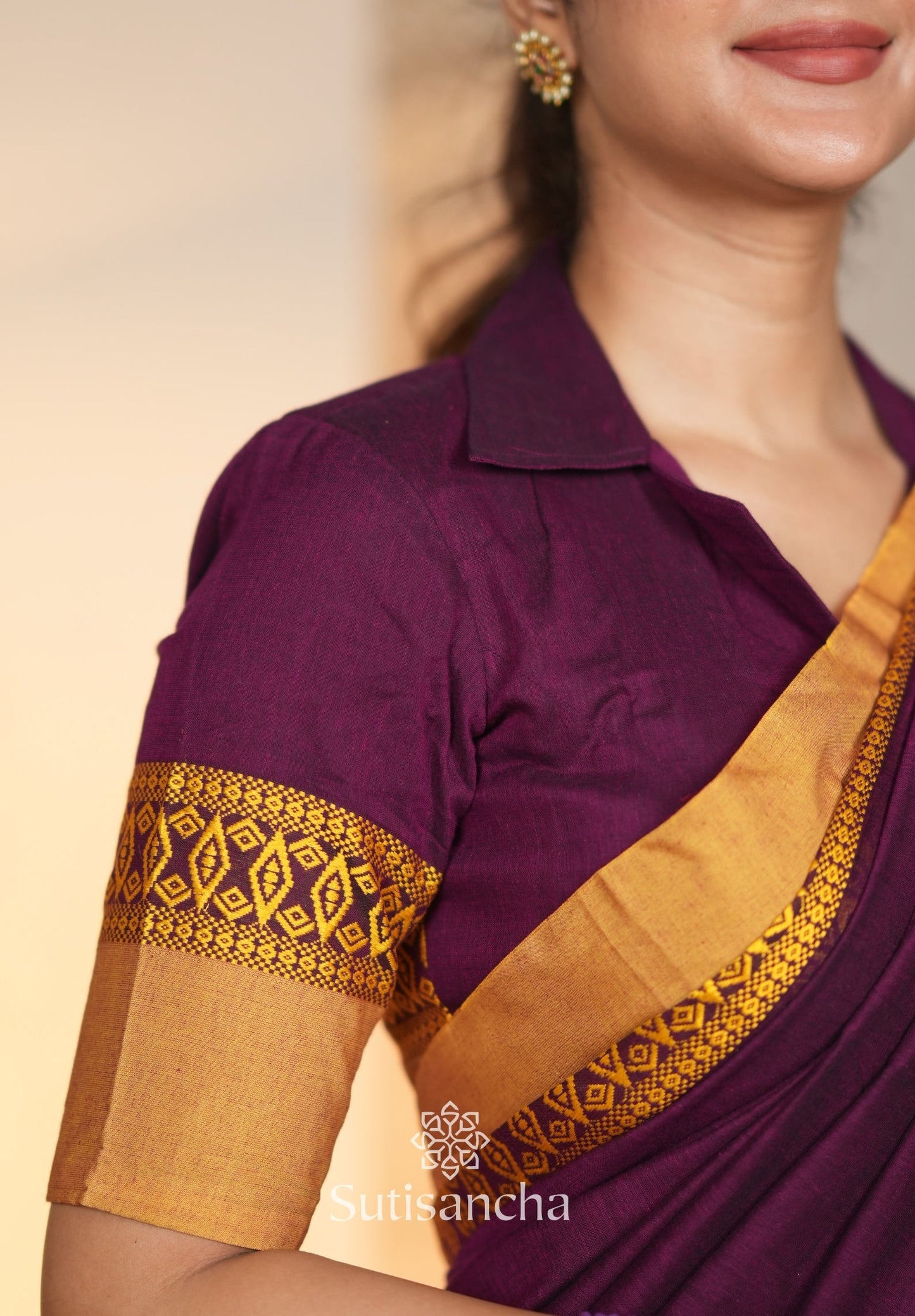 Dhiyona SS Timeless Weave Bengal Cotton Saree by Sutisancha