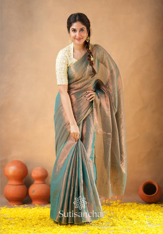 Dhiyona SS Beads Bloom Tissue Elegance
