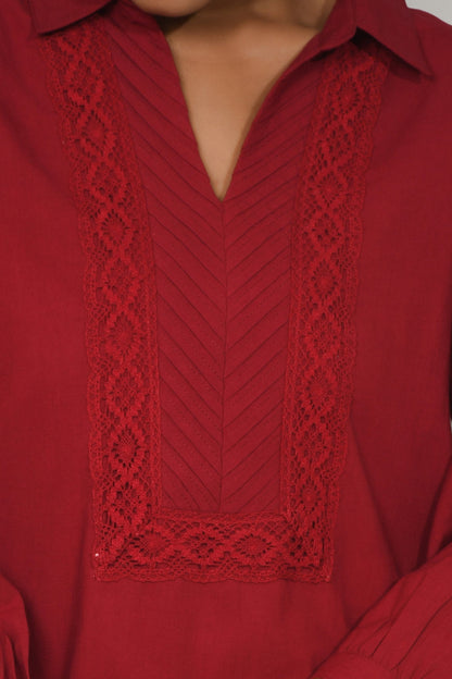 Sharanya Vermi Cotton Co-ord set